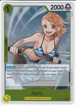 Nami OP15-108 Rare Adventure on Kami's Island One Piece Foil Near Mint - Image 1