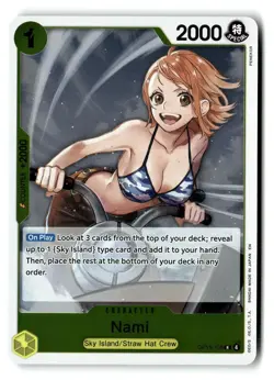 Nami OP15-108 Rare Adventure on Kami's Island One Piece Near Mint - Image 1