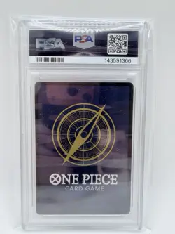 Bandai One Piece CCG Crocodile P-082 Store 2-on-2 Winner Foil PSA 10 - Image 2