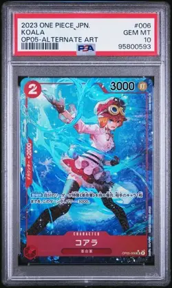 Koala OP05-006 PSA 10 Alternate Art Awakening of the New Era One Piece Slab JP - Image 1