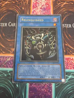 Yugioh Relinquished SDP-001 Ultra Rare Unlimited Moderately Played - Image 1