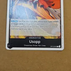 One Piece Usopp (081) (OP10-081/162) OP10 Royal Blood NM TCG CCG - Image 3