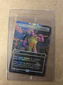 THANOS Magic the Gathering PSA Magazine Promo Swords to Plowshares Marvel NM - Image 1