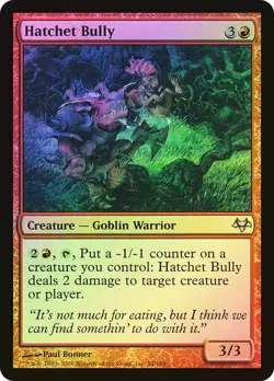 MTG FOIL Hatchet Bully - Eventide #054 - Image 1