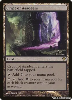 Crypt of Agadeem [ZEN - 212] - NM TCG MTG - Image 1