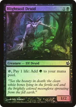 MTG FOIL Blightsoil Druid - Morningtide #059 - Image 1