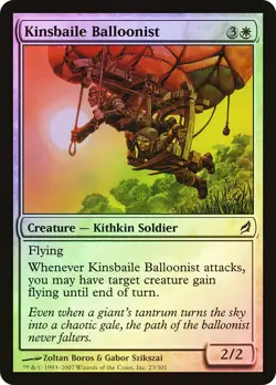 MTG FOIL Kinsbaile Balloonist - Lorwyn #023 - Image 1