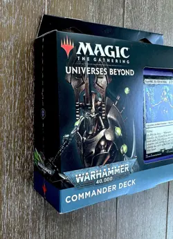 MTG Universes Beyond Warhammer 40K Commander Deck Necron Dynasties New/Sealed - Image 2