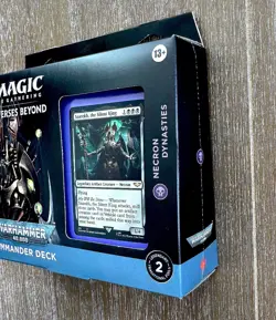 MTG Universes Beyond Warhammer 40K Commander Deck Necron Dynasties New/Sealed - Image 3