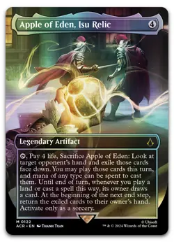 Apple of Eden, Isu Relic (Borderless) #122 (Foil) NM Assassin's Creed Magic MTG - Image 1