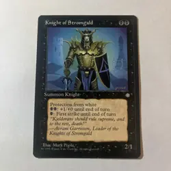 MTG / Knight Of Stromgald / Iceage / Nm ￼ - Image 1