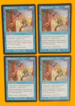MTG RISING WATERS (x4) Nemesis (OldManMTG 010-107) - Image 1