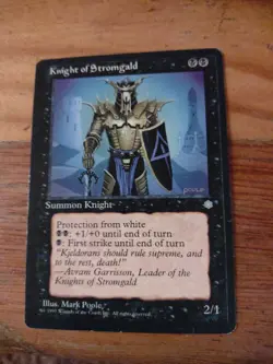 ✨ Knight of Stromgald ✨ Ice Age - Magic the Gathering CCG NM+ - Image 1