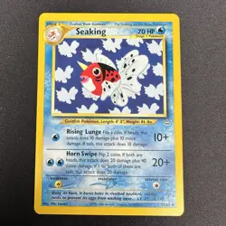 Seaking 37/64 Neo Revelation Uncommon Pokemon Card TCG - VLP - Image 1