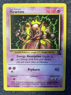 Mewtwo Pokemon TCG Trading Card - RARE - Promo - Image 1