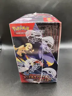 Pokemon Destined Rivals Booster Box 36 Packs Sealed With Multiple Creases #4 - Image 4