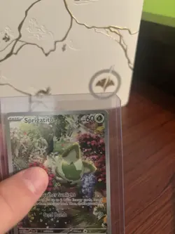 🔥MINTY CLEAN 🔥Pokemon Sprigatito 196/193 Paldea Evolved IR Holo Full Art EN - Image 4