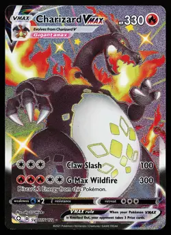 Charizard VMAX SV107/SV122 Holo Shining Fates Shiny Vault Pokemon Card - Image 1