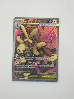 Mega Lopunny ex Ultra Rare Pokemon TCG Phantasmal Flames 115/094 - Image 1