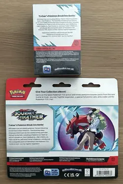 Pokemon JOURNEY TOGETHER Lot Booster Bundle + 3-Pack Blister Scrafty NEW SEALED - Image 2