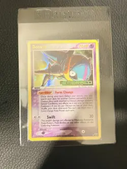2005 Pokemon Deoxys (Speed Forme) 2/106 EX Emerald Reverse Holo - Image 1