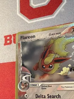 Pokemon TCG Flareon Delta Species Holo Card 5/113 Ungraded MP/LP - Image 2