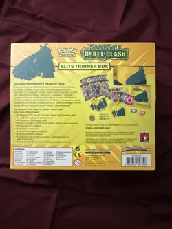 Pokemon Rebel Clash Elite Trainer Box /ETB Sealed Sword And Shield Set - Image 4