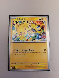 Pikachu Promo 2025 World Championships SVP EN 225 Pokemon Card Worlds - Image 1