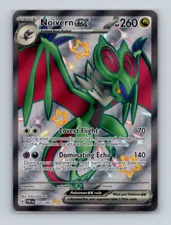Noivern ex 220 2024 Pokemon Paldean Fates Full Art Shiny Ultra Rare Card NM+ (d) - Image 1