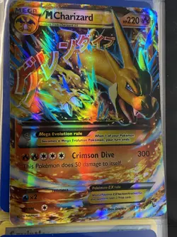 Rare Mega M Charizard Ex 2014 Pokemon Card 13/106 Flashfire - Image 1