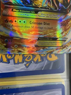 Rare Mega M Charizard Ex 2014 Pokemon Card 13/106 Flashfire - Image 2
