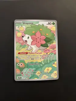 Pokemon TCG Shaymin Illustration Rare Card 185/182 - Image 1