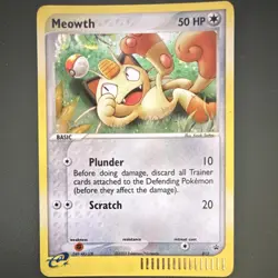 Pokemon Meowth Promo Nintendo Holo 013 50 HP 2003 EX Series Tin Card - Image 1