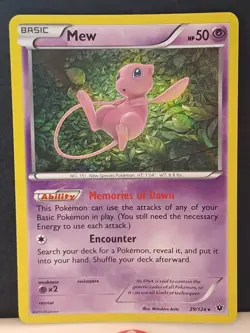 Mew 29/124 Fates Collide Holo Rare Pokemon TCG NM-LP - Image 2