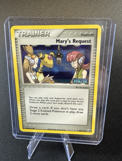2005 Pokemon Mary's Request Ex Unseen Forces Stamped Reverse Holo 86/115 LP - Image 1