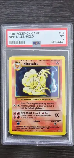 4 Pokemon PSA Card Bundle Ninetales, Mew, Dark Golduck, Dark Arbok - No Reserve! - Image 3
