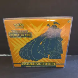 Pokemon Sword and Shield Rebel Clash Elite Trainer Box ETB - New, Factory Sealed - Image 1