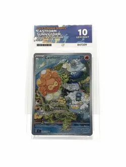 The Pokemon Company Ace 10 Castform Sunny Form Illustration Rare Holo 195/191 - Image 1