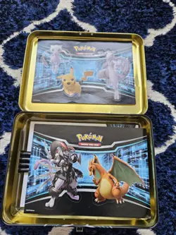 Pokemon Fall 2019 Armored Mewtwo Collectors Chest Tin with Pencils, Pad NO CARDS - Image 3