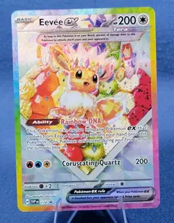 Eevee ex 174 SV: Scarlet & Violet Promo Cards Holo Promo Pokemon TCG - Image 1