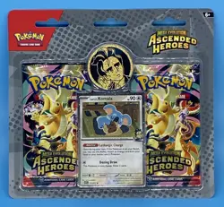Pokemon Ascended Heroes 2-Pack Blister Larry's Komala (Factory Sealed) - Image 1