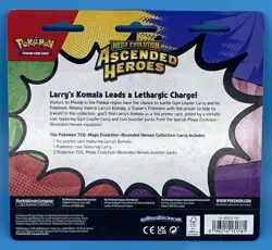 Pokemon Ascended Heroes 2-Pack Blister Larry's Komala (Factory Sealed) - Image 2