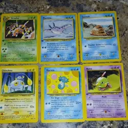 Pokemon TCG Neo Genesis Nintendo 24 Card Lot Ariados Mantine Swinub Chinchou - Image 1