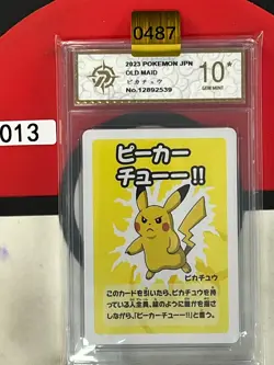 Grade10 2019 Pokemon Pikachu Playing Card Japanese Old Maid - Image 1
