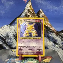 Alakazam - 001/102 Pokemon Base Set - Holo ✨ LP- - Image 1