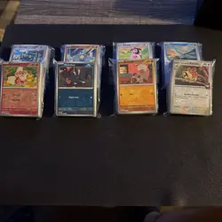Pokemon TCG Reverse Holo/Rares Bulk 100 Card Lot. 10 Rares With 90 Reverse Holos - Image 1
