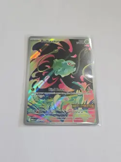 Pokemon Bulbasaur Mega Evolution Full Art Holo Illustration Rare 133/132 Card - Image 1