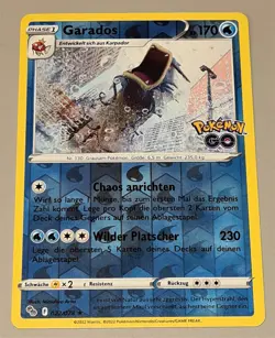 Garados # 022/078 Rare Reverse Holo Pokemon Go 2022 Pokemon Deutsch Mint - Image 1
