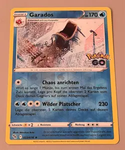 Garados # 022/078 Rare Reverse Holo Pokemon Go 2022 Pokemon Deutsch Mint - Image 3
