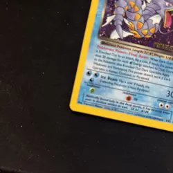 Pokemon Dark Gyarados 8/82 Team Rocket Prerelease Holo Rare 2000 6. SWIRL ++ - Image 2